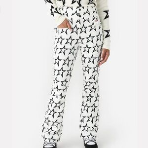 Perfect Moment Monochrome Star Flare Pants